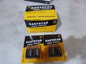 Box of Eaststar 9V Batteries