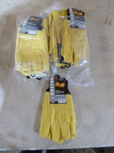 1 Dozen Pair of West Chester Yellow Chore Gloves