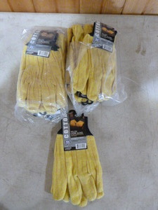 1 Dozen Pair of West Chester Yellow Chore Gloves