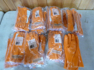 22 Pair of Orange Stripper Gloves
