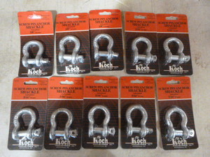 10 Koch Screw Pin Anchor Shackles