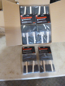 Case of Tekton 5 Piece Foam Brush Sets