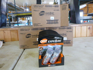 3 Cases of OFF Explore Insect Repellent Refills
