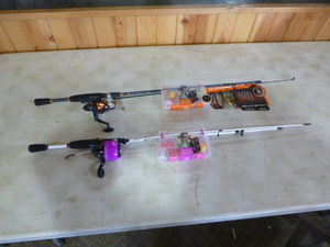 2 South Bend R2F Rods and Reels