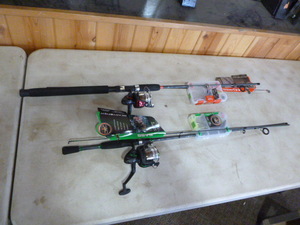 2 South Bend R2F Rods and Reels