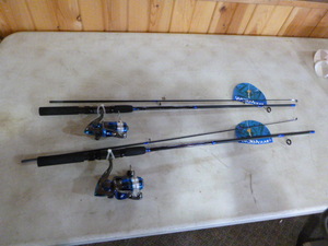 2 South Bend Wormgear Rods and Reels