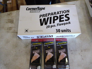 Case of Corner Tape Preparation Wipes