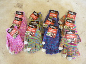 1 Dozen Pair of Thermax Ladies Touch Gloves