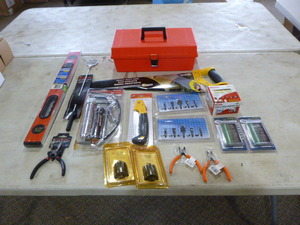 Toolbox with a Variety of Tools