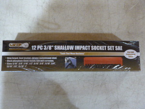 Grip 38 Shallow Impact Socket Set SAE