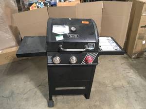 Dyna-Glo  3-Burner Propane Gas Grill in Matte Black with TriVantage Multi-Functional Cooking System Customer returns Review all pictures