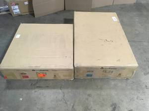 Real Flame  Valmont 76 in. Media Console Electric Fireplace TV Stand in Dark Mahogany Missing Parts Customer returns Review all pictures