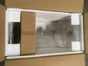 32 in. Clear 16 in. Rectangular Acrylic Coffee Table with Water-Resistant Materials Customer returns Review all pictures