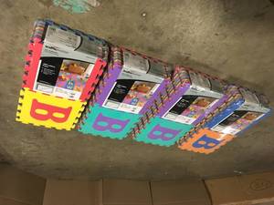 TrafficMaster Multi-Color 12 in. x 12 in. x 0.43 in. ABC Playroom Floor (26-Pack Customer returns Review all pictures