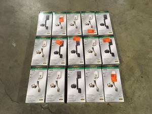 Lot of assorted Defiant Door Entry Locks, not used Customer returns Review all pictures