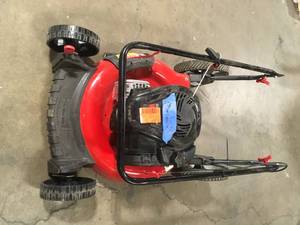 Troy-Bilt  21in. 159cc Variable Speed Self Propelled Gas Lawn Mower with Rear Bag and Mulching Kit Included Customer returns Review all pictures
