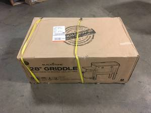 Blackstone  28 in. 2-Burner Griddle Cooking Station in Black Customer returns Review all pictures