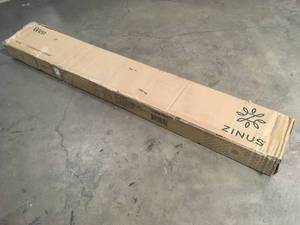 Zinus Mia White Full Metal Platform Bed Frame Without Headboard