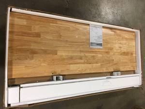 lot 19 image: Husky  72 in. Adjustable Height Work Table Customer returns Review all pictures