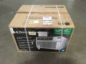lot 25 image: LG Electronics  12,000 BTU 115-Volt Window Air Conditioner LW1216ER Cools 550 Sq. Ft. with ENERGY STAR and Remote Customer returns Review all pictures
