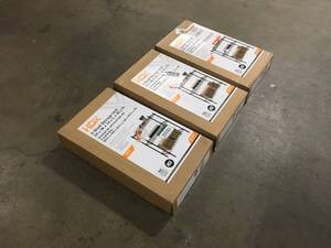 lot 30 image: HDX  3-Tier Steel Wire Shelving Unit in Black (24 in. W x 30 in. H x 14 in. D) Lot of 3 Review all pictures
