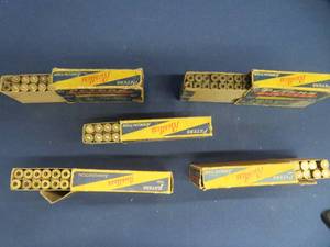 lot 0D image: 5 VINTAGE BOXES OF BRASS