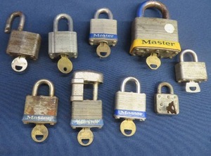 lot 67 image: VINTAGE LOCKS