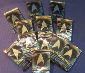 lot 113 image: UNOPENED STAR  TREK CARDS