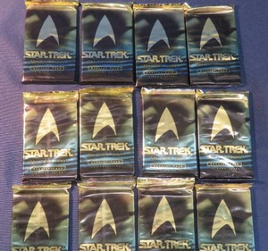 lot 114 image: UNOPENED STAR TREK CARDS