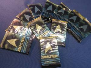 lot 115 image: UNOPENED STAR TREK CARDS