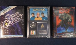 lot 117 image: 3 UNOPENED DECKS OF TRADING CARDS