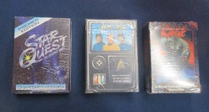 lot 119 image: 3 UNOPENED DECKS OF TRADING CARDS