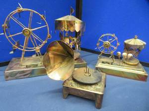 lot 71 image: VINTAGE COPPER MUSIC BOXES.