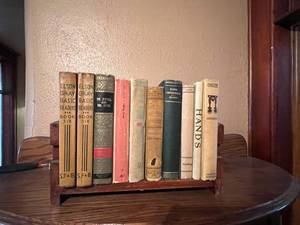 lot 23 image: Old Books & Small Bookcase