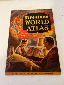 lot 52 image: 1944 Firestone World Atlas
