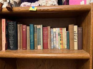 lot 57 image: Shelf of Antique & Vintage Books