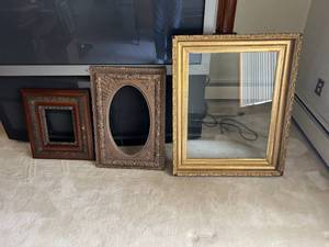 lot 201 image: Antique Wood Frames