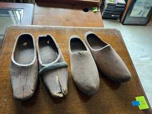 lot 214 image: Wooden Shoes