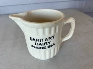 lot 136 image: Sanitary Dairy Pitcher
