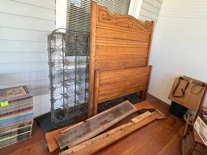 lot 146 image: Full Size Bed Frame