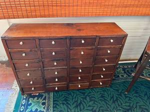 lot 150 image: Wood Storage Cabinet