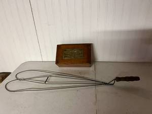 lot 371 image: Rug Beater & Educational Exhibit Box