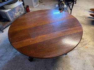 lot 374 image: Antique Table Converted to Coffee Table