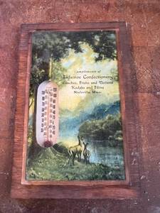 lot 409 image: Nielsville MN Advertising Thermometer
