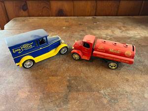 lot 479 image: Mobil Oil & Good Year Tires Trucks