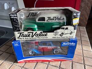 lot 571 image: Pair of True Value Collector Banks