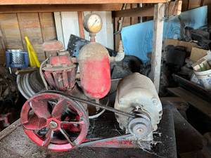 lot 597 image: Vintage Air Compressor