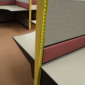 lot 624 image: Cubicle - 4 Station - X Design, 48