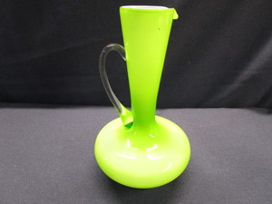 Cased Glass Ewer