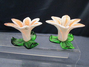 Pair Candle Holders  Vases